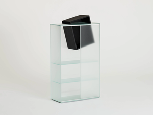 DRIFT - Display cabinet with sliding doors _ Glas Italia